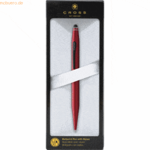 Cross Drehkugelschreiber Tech 2 Stylus Metallic-Rot Blister
