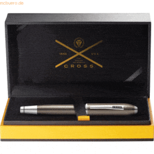 Cross Rollerball Peerless Transluzent Titanium Grau Geschenkbox