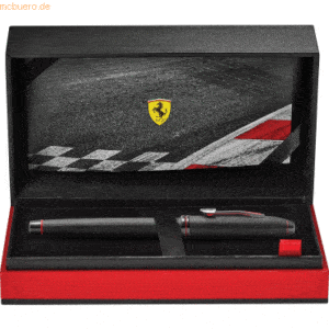 Cross Rollerball Scuderia Ferrari Townsend Schwarz gebürstet Geschenkb