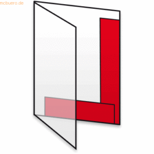 25 x Dataplus Präsentationsmappe A4 S PP natur-transparent