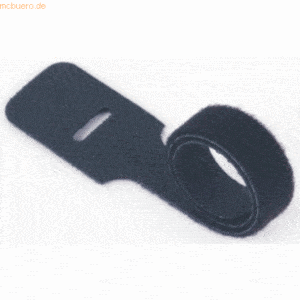 Dataflex Kabelklettverschluss 003 für Durchmesser max. 55mm schwarz VE