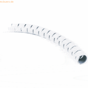 Dataflex Kabelschlucker Durchmesser 25mm/3m + Einzughilfe 781 weiß