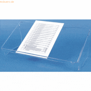 Dataflex Dokumentenhalter ErgoDoc FH 410 A3 quer Acryl transparent