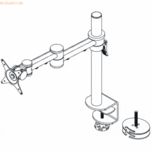 Dataflex Monitorarm ViewMate Style 662 silber