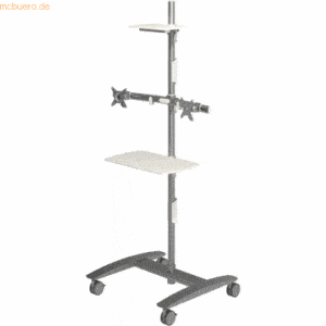 Dataflex Konferenztrolley ViewMate Combo 722 silber