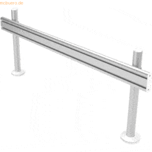 Dataflex Schienensystem Viewlite 702 1200mm silber