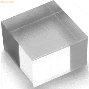 10 x Deflecto Acryl-Block 75x50x75mm transparent