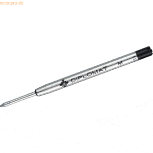 12 x Diplomat Kugelschreibermine G2-Format F schwarz