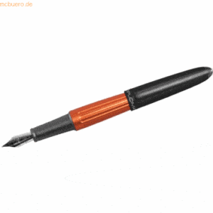 Diplomat Füllhalter Aero black/orange 14 kt B