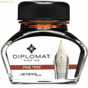 Diplomat Tintenglas Pinie Braun 30ml