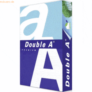 5 x Double A Kopierpapier Double A Premium A3 80g/qm weiß VE=500 Blatt