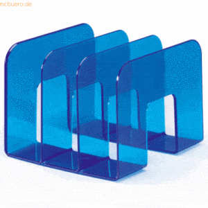 2 x Durable Katalogsammler Trend 3 Fächer blau transluzent