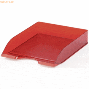6 x Durable Briefablageschale Basic A4 rot