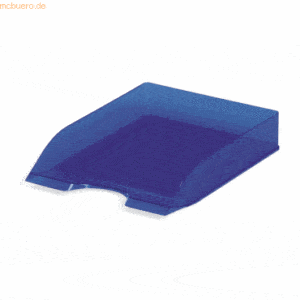 6 x Durable Briefablageschale Basic A4 transluzent blau