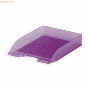 6 x Durable Briefablageschale Basic A4 transluzent lila
