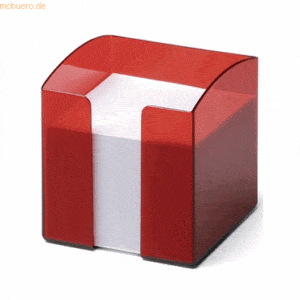 6 x Durable Zettelkasten Trend 10x105x10cm rot