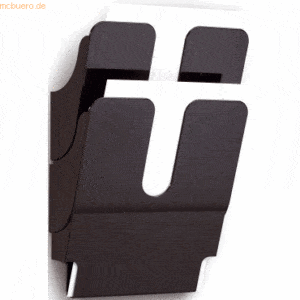Durable Prospektständerset Flexiplus A4 2-teilig schwarz