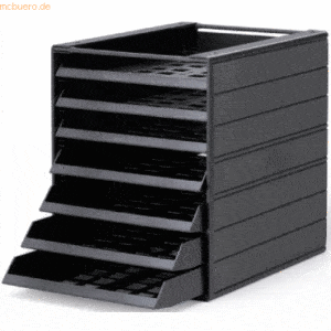 Durable Schubladenbox Idealbox Basic 7 7 Fächer anthrazit