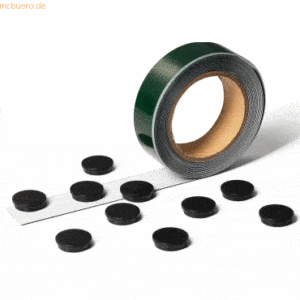 Durable Metallband magnetisch mit Magneten 5mx35 weiß
