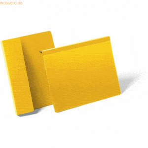 Durable Kennzeichnungstasche mit Falz A5 quer gelb VE=50 Stück