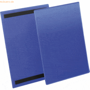 Durable Kennzeichnungstasche magnetisch A4 blau VE=50 Stück