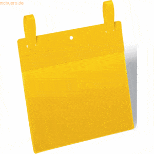 Durable Gitterboxtasche mit Lasche A5 quer PP gelb VE=50 Stück