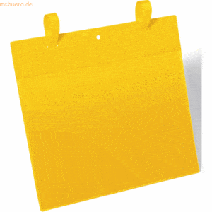 Durable Gitterboxtasche mit Lasche A4 quer PP gelb VE=50 Stück