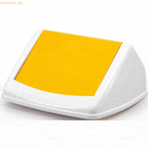 Durable Schwingdeckel Durabin Flip Lid Square 40 gelb