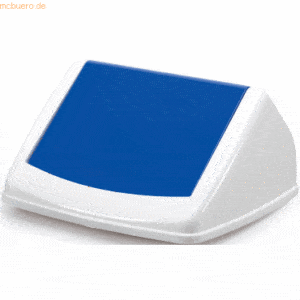 Durable Schwingdeckel Durabin Flip Lid Square 40 blau