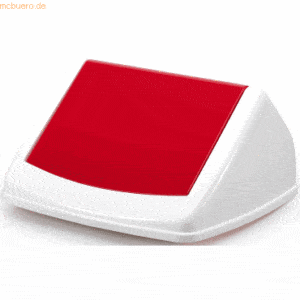 Durable Schwingdeckel Durabin Flip Lid Square 40 rot