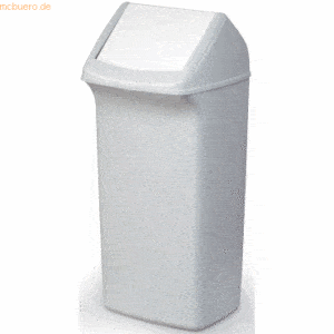 2 x Durable Abfallbehälter 40l grau