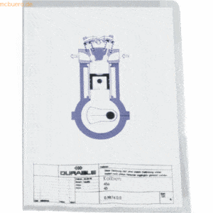 Durable Sichthüllen A4 150 my glasklar VE=50 Stück