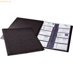 Durable Visitenkartenalbum Visifix 230x310mm schwarz