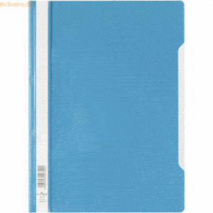 25 x Durable Schnellhefter A4 PP blau