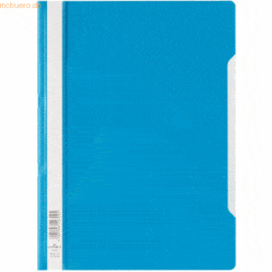 50 x Durable Sichthefter A4 PP blau