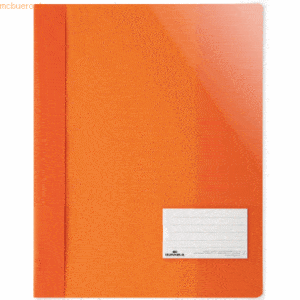 25 x Durable Sichthefter A4+ Kunststoff 244x310mm orange