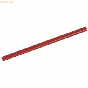 Durable Klemmschienen A4 bis 60 Blatt rot VE=100 Stück