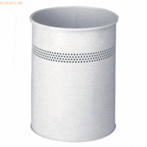 Durable Papierkorb Metall rund 15l grau