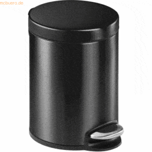 Durable Treteimer Metall Rund 5 5 Liter anthrazit