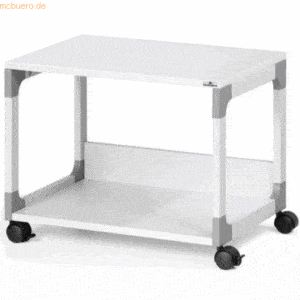 Durable Druckertisch BxTxH600x477x432mm auf Rollen grau