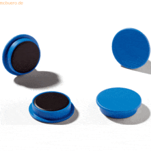 Durable Rundmagnet 32mm blau Haftkraft: 720g VE=4 Stück