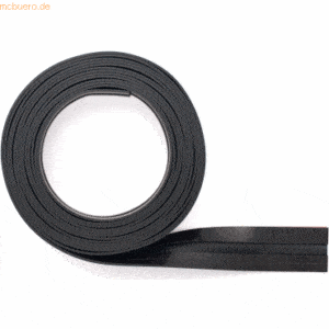 Durable Magnetleiste Durafix Roll selbstklebend 5mx17mm schwarz