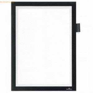 Durable Informationsrahmen Duraframe Magnetic Note A4 schwarz