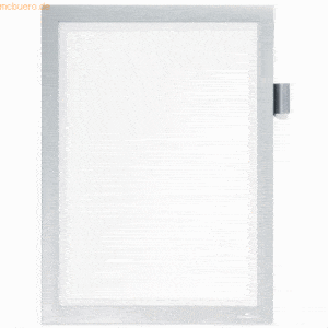 Durable Informationsrahmen Duraframe Magnetic Note A4 silber