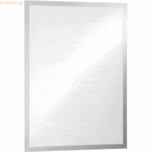 Durable Magnetschildrahmen Duraframe Poster A2 selbstklebend silber