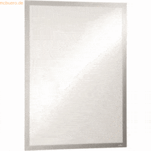 Durable Magnetschildrahmen Duraframe Poster A1 selbstklebend silber