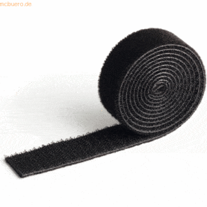 Durable Klettband-Kabelbinder Cavoline Grip 20 100x2 cm schwarz