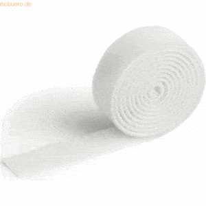 Durable Klettband-Kabelbinder Cavoline Grip 20 100x2 cm weiß