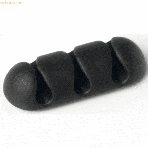 Durable Kabel-Clip Cavoline Clip 3 Kunststoff 20x12x52mm graphit VE=2