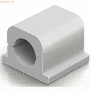 Durable Kabel-Clip Cavoline Clip Pro 1 Kunststoff 20 x21x16mm grau VE=